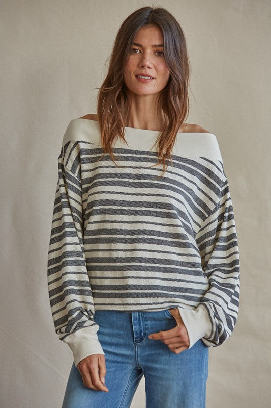 Agatha Stripe Pullover