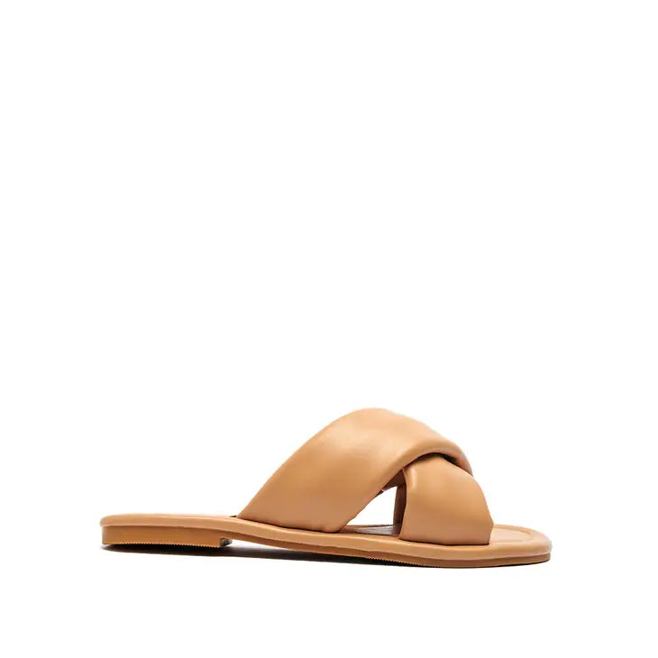 Castel Crisscross Strap Flat Sandals