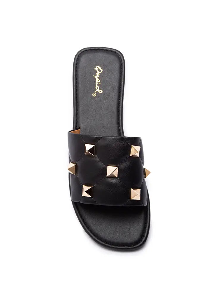 Castel Spike Studded One Band Casual Sandals