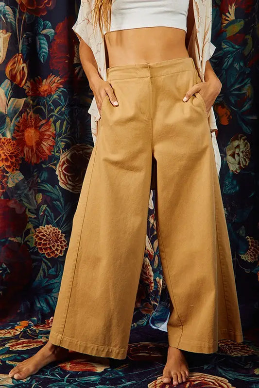 Wide Leg Crop Pants