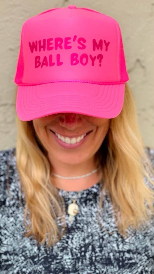 Where’s My Ball Boy Trucker Hat